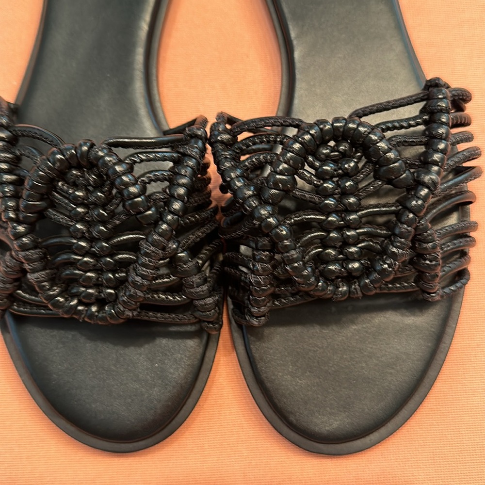 New Tory Burch Sandals. Size 8. Black. - Picture 2 of 7